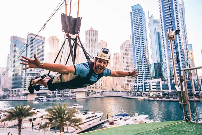 Zipline XLine Dubai Marina