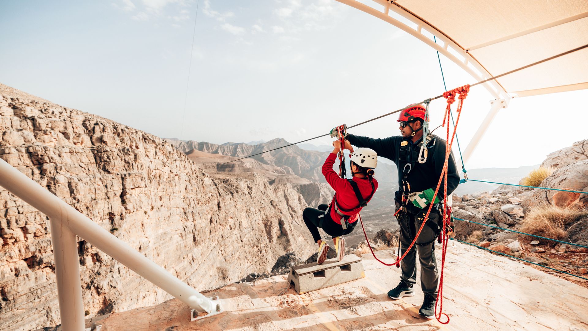 Jebel Jais Flight Zipline