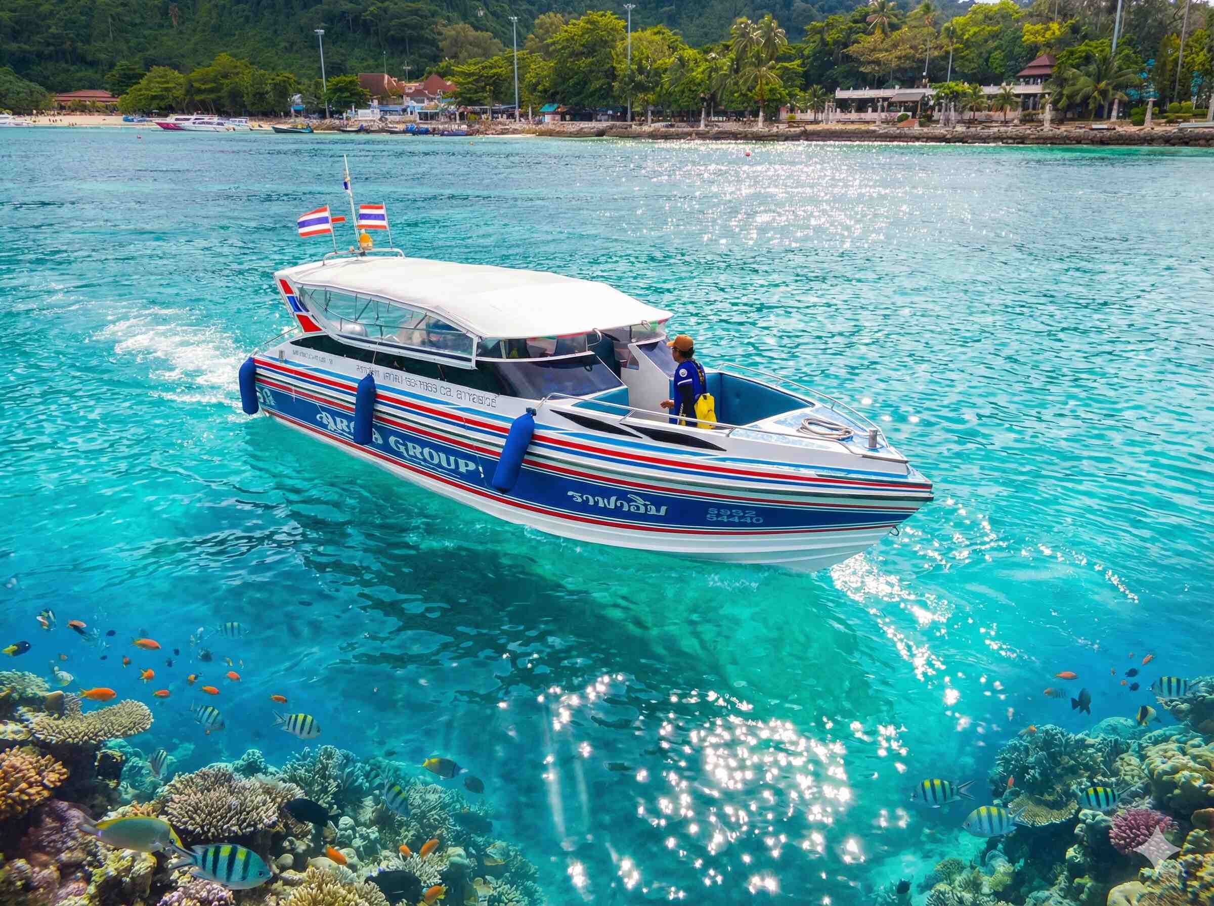 Phi Phi Island on Speed Boat