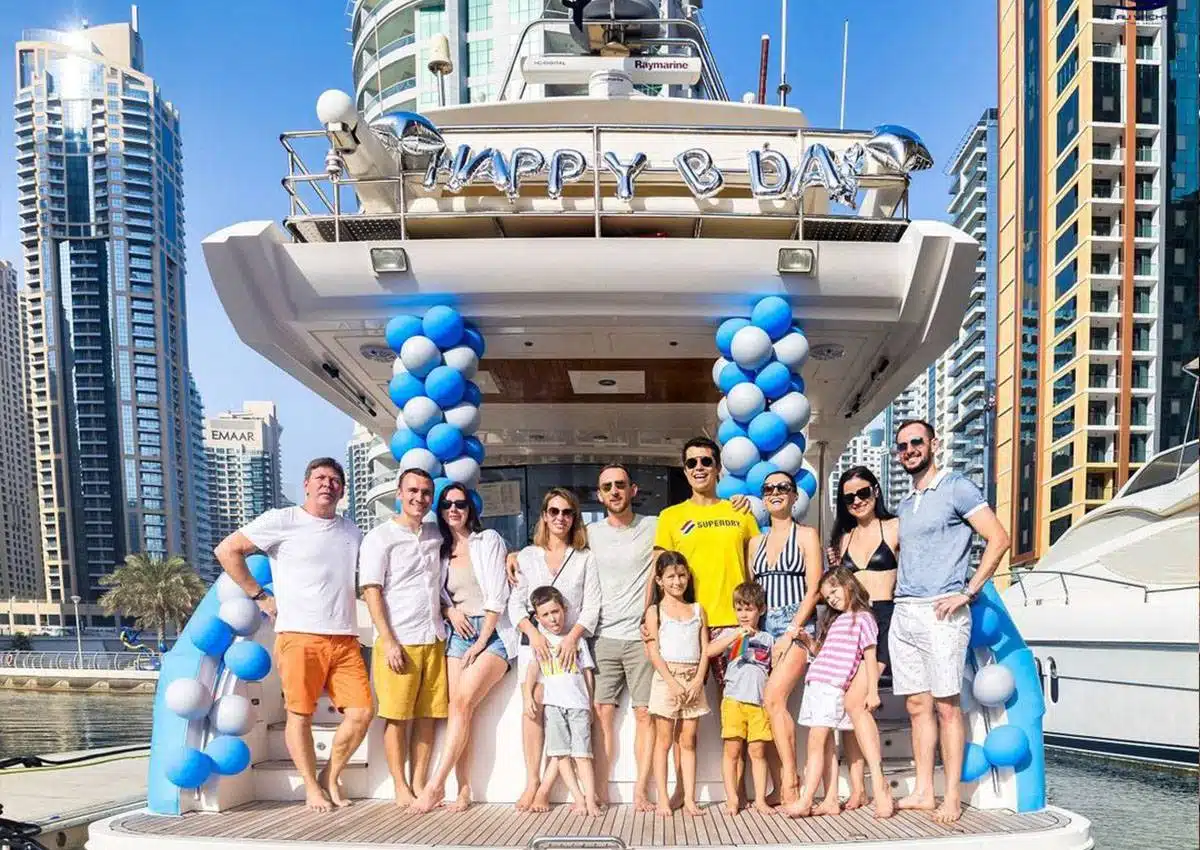Yacht Birthday Package Dubai